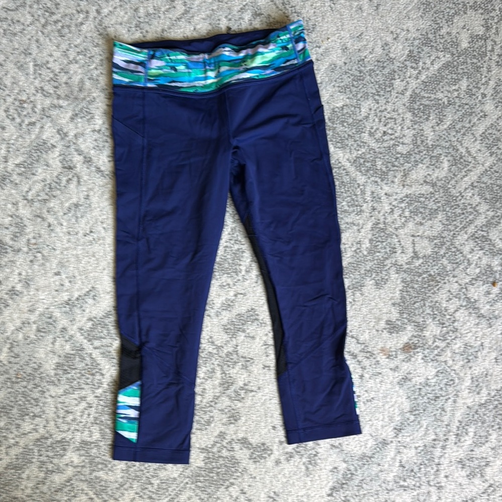 lululemon athletica Blue and Teal Leggings